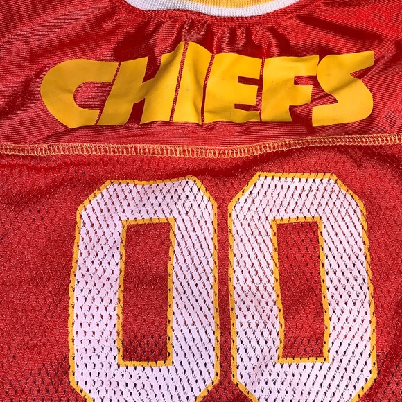 NFL Dog Red and Yellow Chiefs Jersey - Medium - Picture 2 of 7